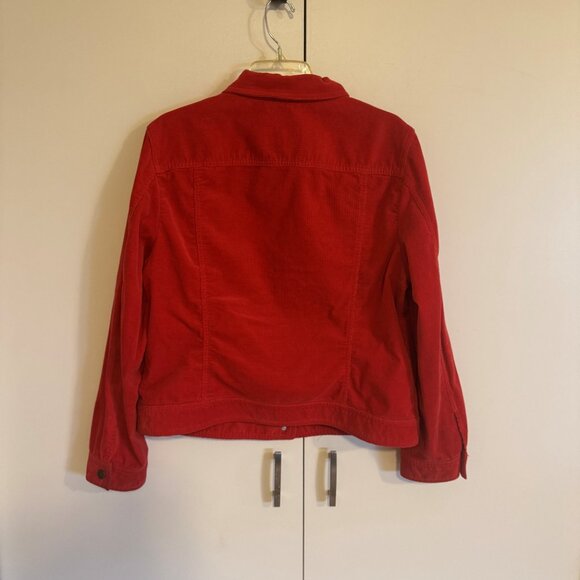 Red XL corduroy jacket - Picture 2 of 4